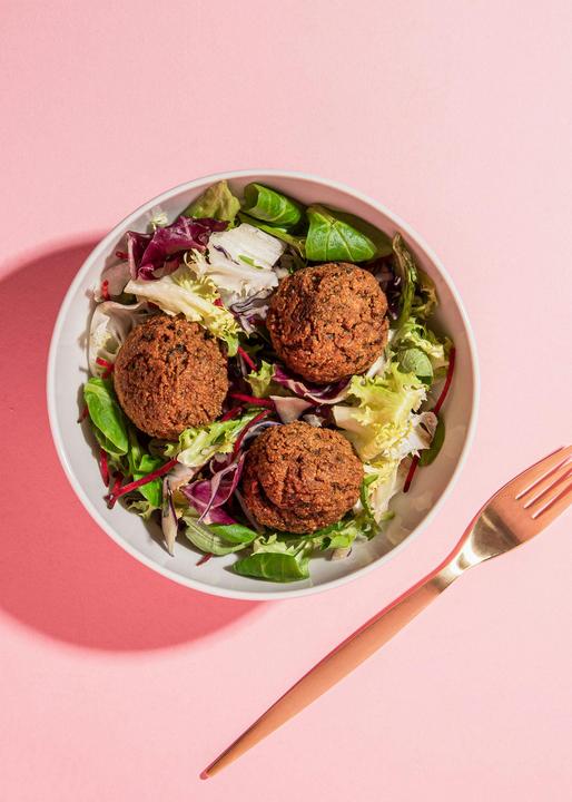 Produktbild KoRo Bio Trockenmischung aus Kichererbsen-Schrot zur Zubereitung veganer Falafel (1000 g)
