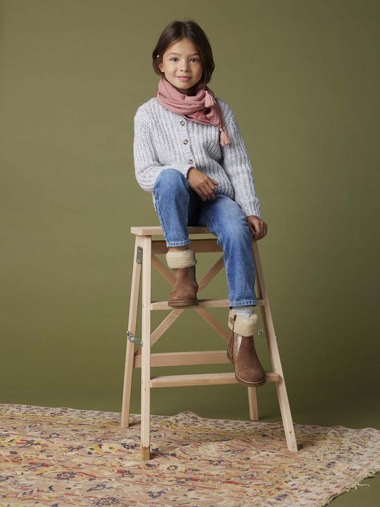 Actual product image Vertbaudet Flauschige Mädchen Strickjacke Oeko-Tex (128)