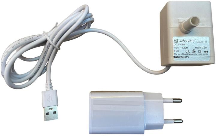 Actual product image Lucky Kitty Micro pump USB with adapter