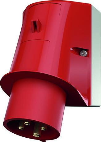Produktbild Mennekes MEN 3343 16A4P 6H400V Wandstecker IP44 (IEC 60309)