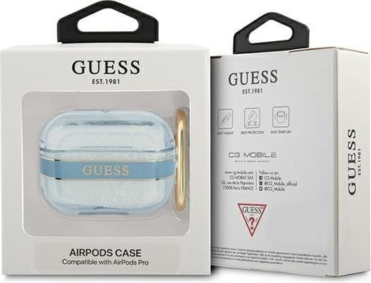 Immagine prodotto Guess GUAPHHTSB Copri AirPods Pro blu (Manicotto per cuffie)