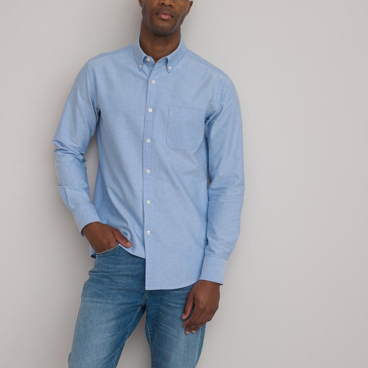 Produktbild La Redoute Collections Oxfordhemd mit Button-Down-Kragen (L)