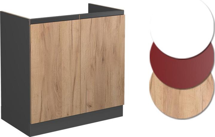 Actual product image Vicco Spülenunterschrank R-Line (80 x 60 x 81.5 cm)