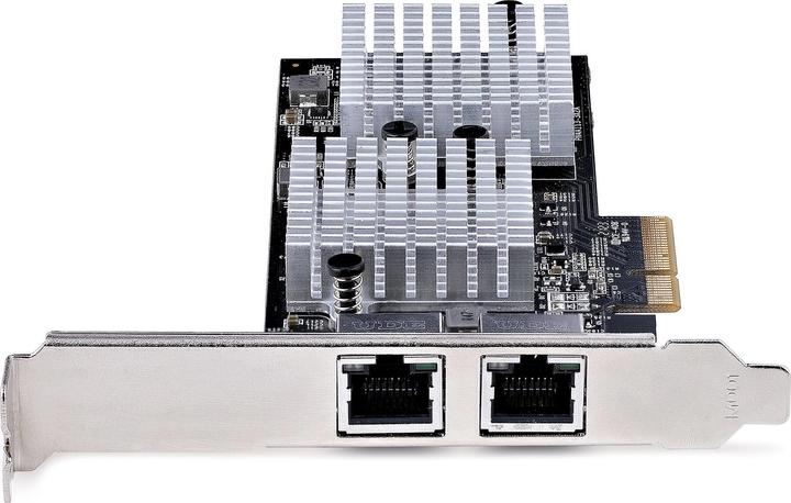 Actual product image StarTech com ST10GSPEXNDP2, Eingebaut, Kabelgebunden, PCI Express, Ethernet, 10000 Mbit/s, Schwarz (PCI Express 3.0 x4)