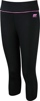 Actual product image MP Womens Capri Pant Black-Hot Pink (L)