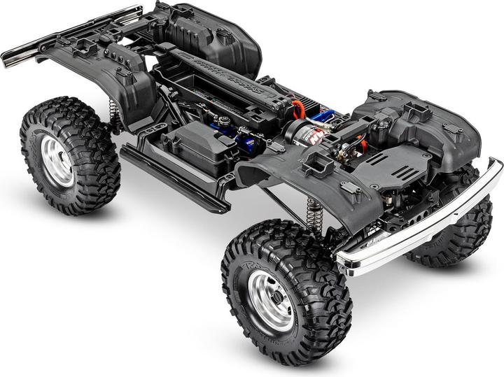 Immagine prodotto Traxxas TRX-4 79 Ford F150 High-Trail 1/10 Crawler RTR blu spazzolato, senza batteria e caricatore (RTR pronto all'uso)
