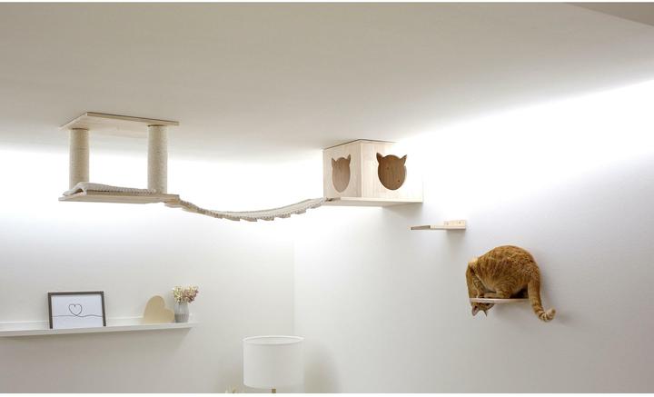 Image du produit Kerbl Aire de jeu pour chats Top, naturel/blanc