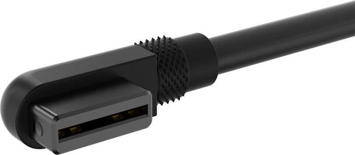 Image du produit Corsair Câble iCUE LINK, 2x 200mm avec connecteurs droits/étroits 90°, Noir