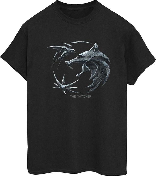 Netflix The Witcher Wolf Logo TShirt