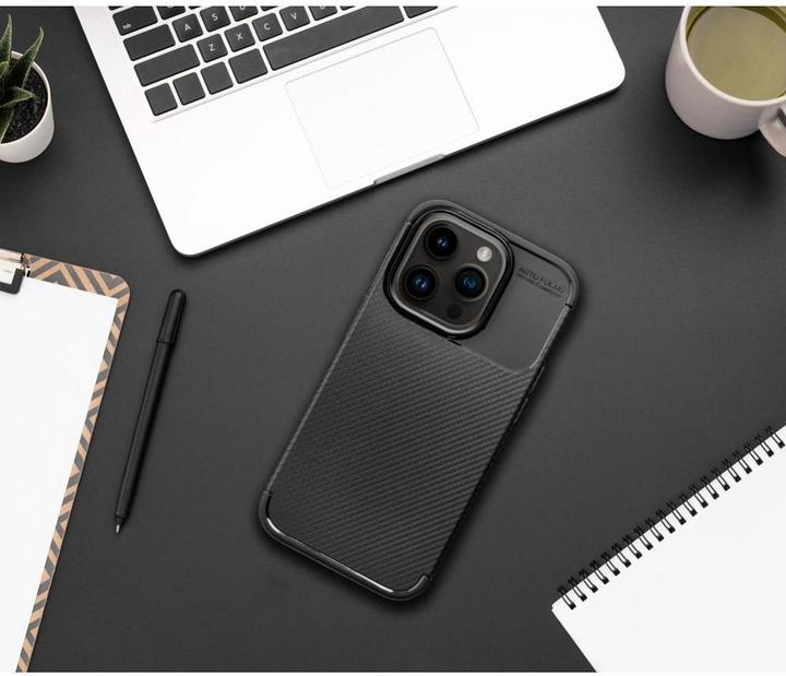 Produktbild OEM Back panel cover Case CARBON PREMIUM for IPHONE 11 Pro Max black (Apple iPhone 11 Pro Max)