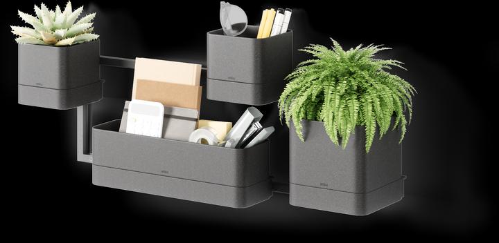 Actual product image Umbra Cubiko planter 41 x 21 x 23 cm (23 cm)