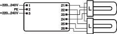 Produktbild Osram QTRONIC ECG 2x55/220-240 GII