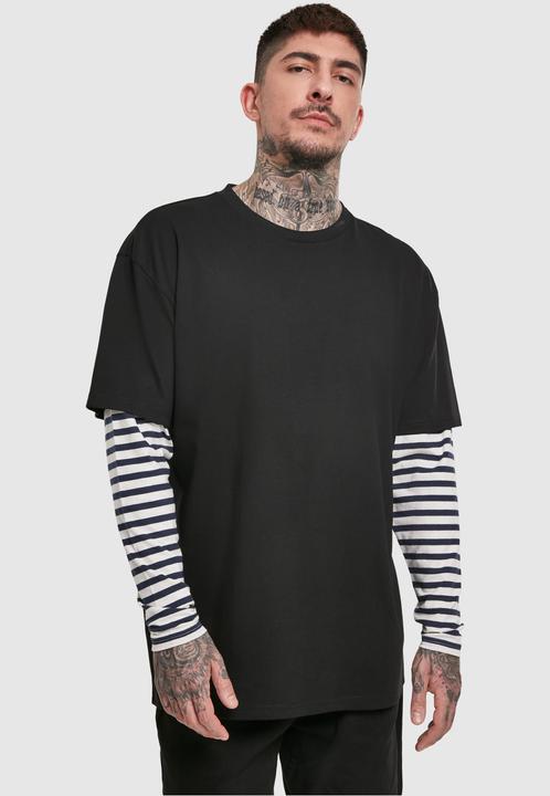 Produktbild Urban Classics Oversized Double Layer Striped LS Tee (XL)