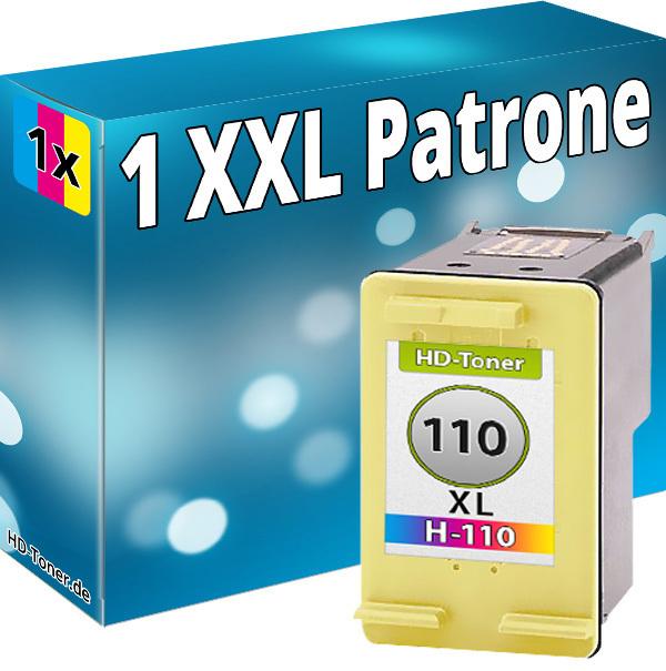 Actual product image Druckfuxx 1x TINTE PATRONEN für HP 110 PHOTOSMART A510 A516 A610 A612 A618 REFI