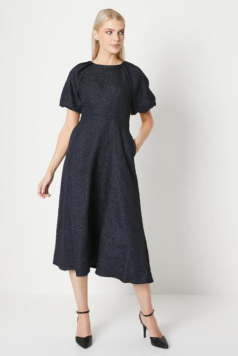 Principles Midikleid Puffärmel