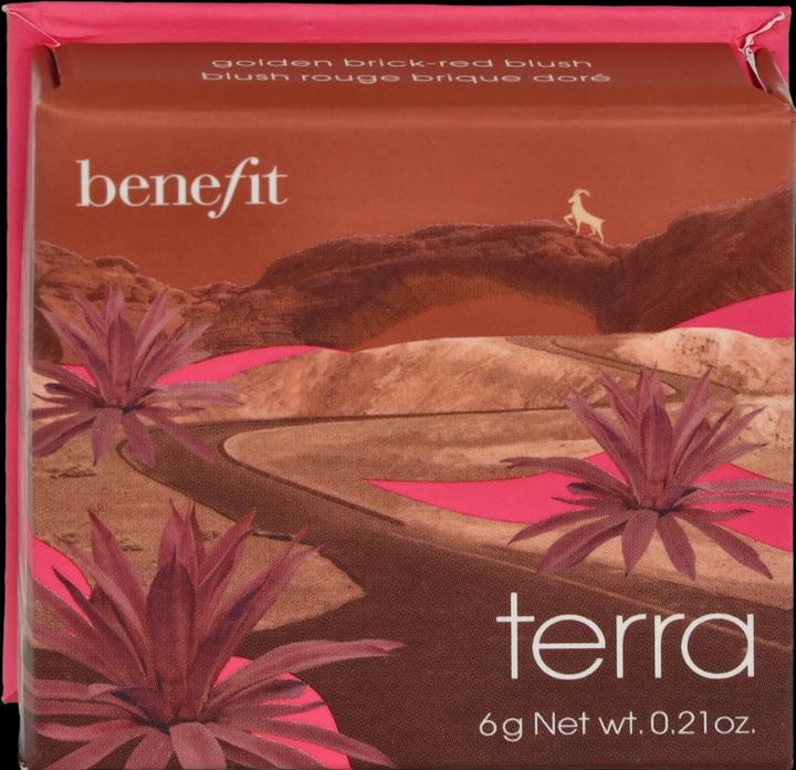 Actual product image BeneFit Cosmetics BENEFIT Wanderful World Blushes Terra Powder Blusher róż w pudrze Golden Brick-Red 6g (Golden Brick-Red)