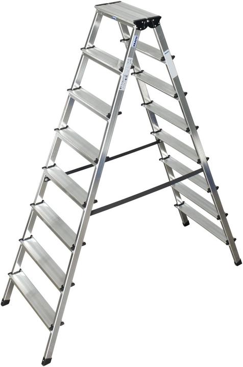Produktbild Krause Alu-Stufendoppelleiter (Stehleiter, 185 cm)