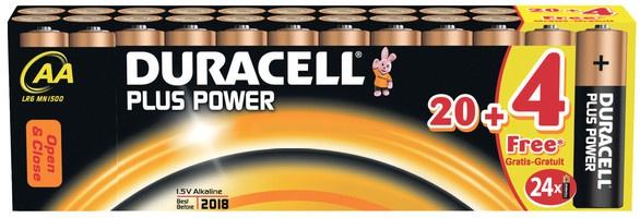 Produktbild Duracell Plus Power (24 Stk., AA)