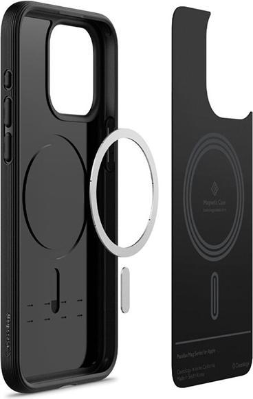 Produktbild Caseology Parallax MAG iPhone 15 Pro Max 6.7" Magsafe Czarny/Matte Black ACS06614 (Apple iPhone 15 Pro Max)
