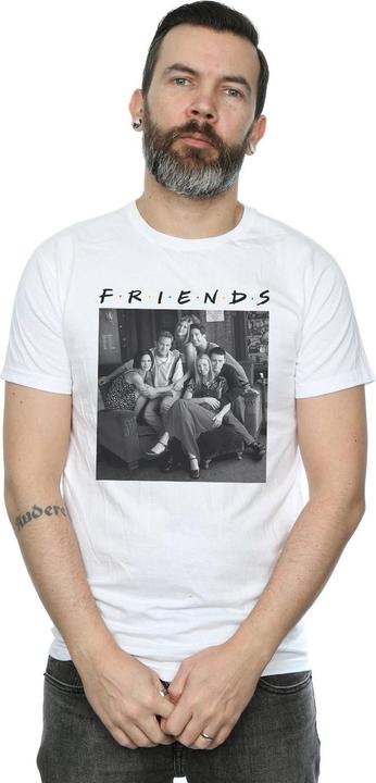 Immagine prodotto Friends Black And White Photo Maglietta Uomo (4XL)
