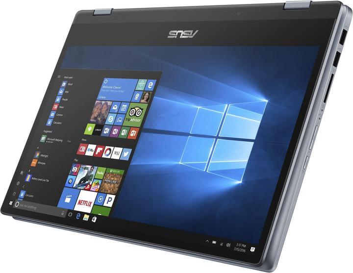 Produktbild ASUS VivoBook Flip 14 TP412UA-EC119T (14", Intel Core i3-8130U, 4 GB, 128 GB, CH)