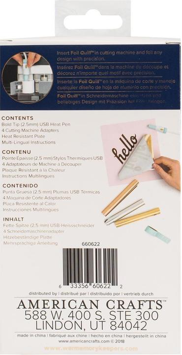 Produktbild We R Memory Keepers Heissprägestift breit