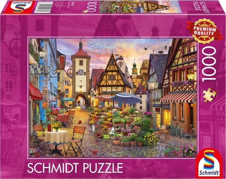 Produktbild Schmidt Spiele Romantisches Bayern Rothenburg ob der Tauber 1000 Teile (1000 Teile)