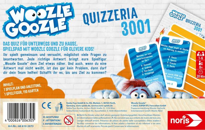 Produktbild Noris Woozle Goozle - Quizzeria 3001 (Deutsch)