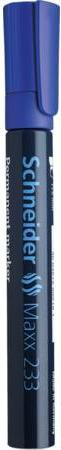Actual product image Schneider Maxx 233 permanent marker Line width: 1-5 mm Ink colour: blue (Blue, 5 mm, 1 x)