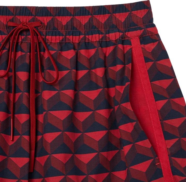 Actual product image Lacoste Womens/Ladies Graphic Print Draped Shorts (Frequency band 38 (2600 MHz))