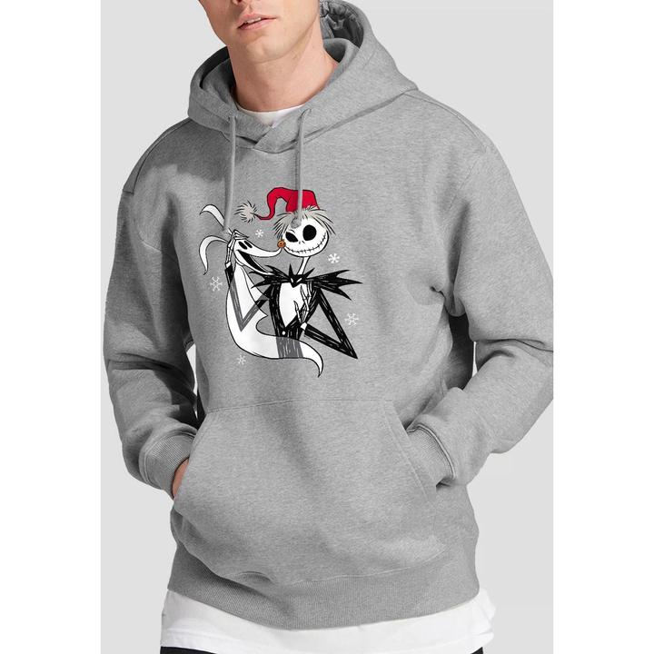 Immagine prodotto The Nightmare Before Christmas Felpa con Cappuccio Jack Skellington Uomo (L)
