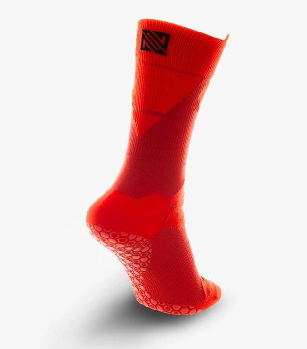 NovoSoxx Fussballsocken Gr. 36-41 Grip Socken Fussball Strümpfe GripSoxx Rot (36 - 41)