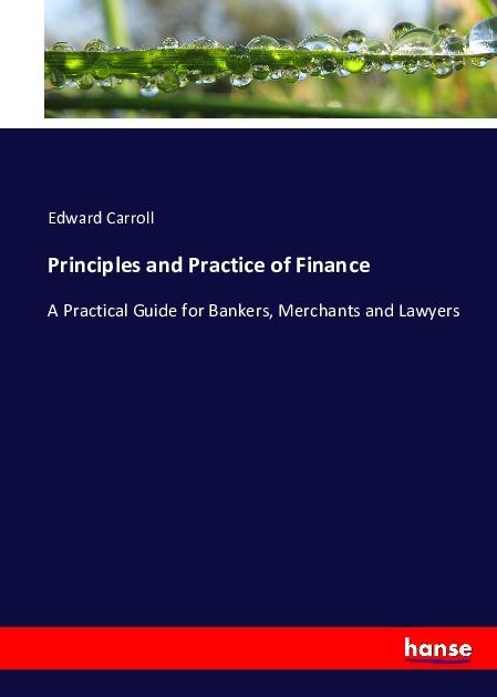 Produktbild Principles and Practice of Finance (Deutsch, Edward Carroll, 2016)