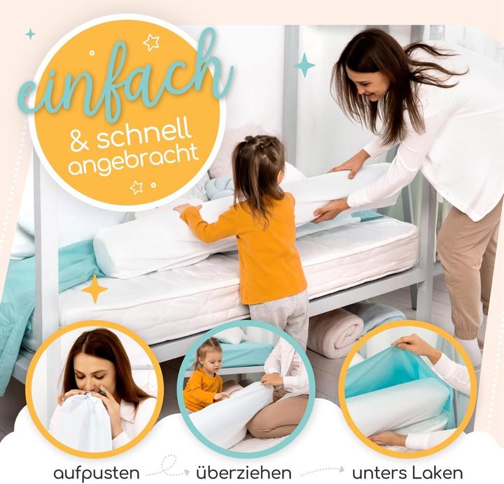 Produktbild Zoula kidz Aufblasbarer Rausfallschutz für Kinderbetten (120 cm)