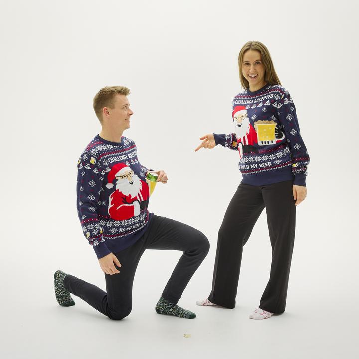 Actual product image Christmas Sweats Ho Ho Hold My Beer (S)