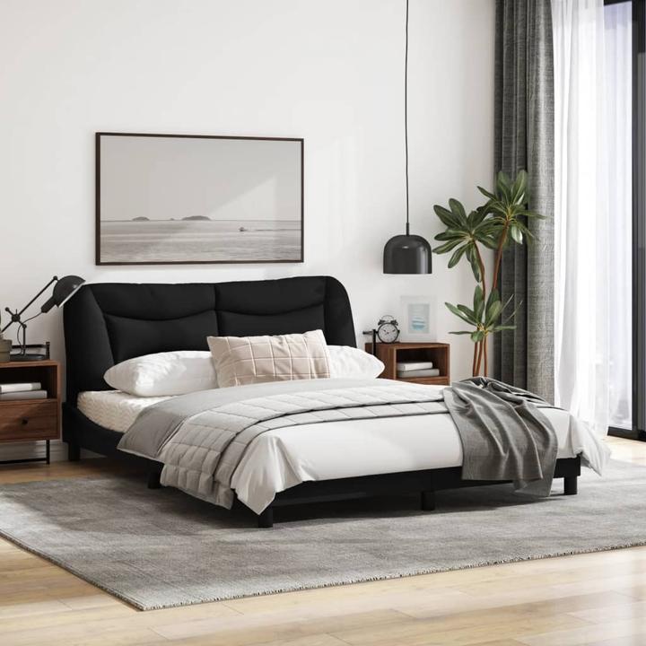Image du produit VidaXL Cadre de lit avec tissu LED (160 x 200 cm)