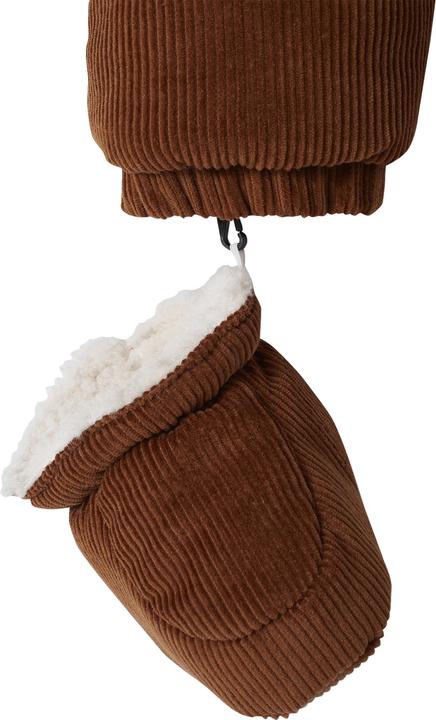 Actual product image Vertbaudet Warm baby winter overall made of corduroy, recycled polyester padding (92)