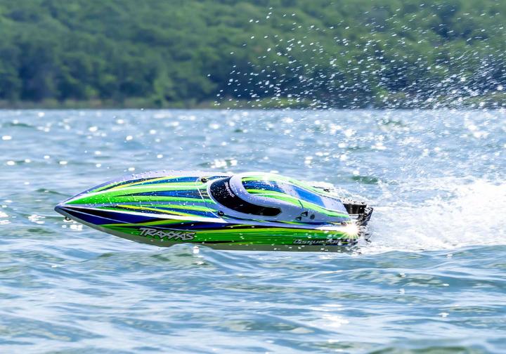 Produktbild Traxxas DISRUPTOR grün 26 Zoll V-Rumpf Boot Selbstaufrichtung ohne Akku und Ladegerät