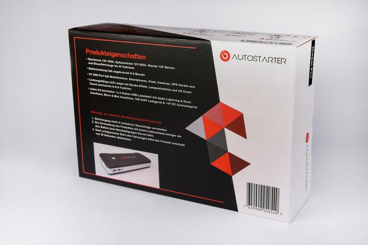 Image du produit Autostarter Diesel Pro 12V (850 A, 20000 mAh)