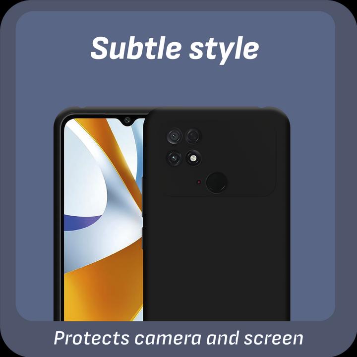 Produktbild Cazy Silikon Hülle Kompatibel mit Poco C40 - Soft TPU Schutz - (Xiaomi Poco C40)