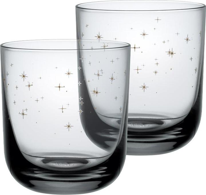 Produktbild Like. by Villeroy & Boch Wasserglas, Set 2tlg Winter Glow (0.20 l, 2 x)