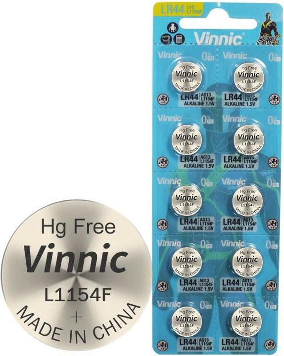 Produktbild Vinnic Positive Power (10 Stk., LR44, 175 mAh)