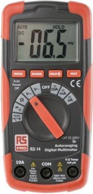 Image du produit Rs Pro Compact Multimeter Autoranging (CAT III 600V)