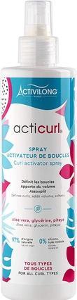 Actual product image Activilong Acticurl Hydra Curl Activator Spray with Dragonfruit Pitaya Glycerin and Aloe Vera 250ml (250 ml)