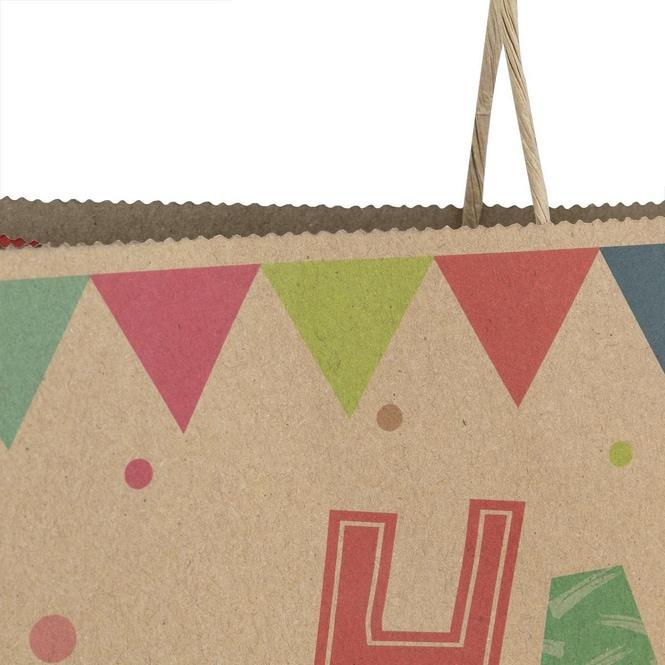Image du produit Idena Sac cadeau B-Day 33x26x12cm FSC-Mix (Pochette cadeau)