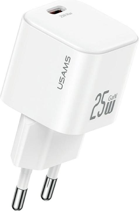 Immagine prodotto Usams Wall charger JC Series CC289 25W GaN Mini Fast Charger USB-C white (25 W)