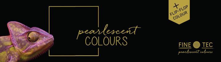 Actual product image Finetec 6 pearlescent colors - F0603S - WARM (incl. 1 flip-flop color) (Fuchsia, Autumn gold, Pink gold, Hazelnut, Ruby, Tangelo)