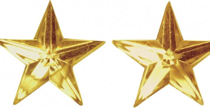 Produktbild Glorex P&D Sterne 11mm 30 St gold