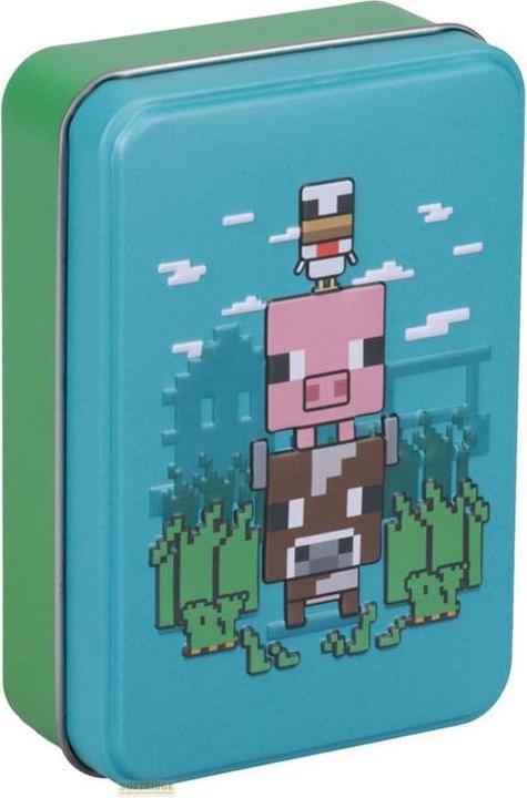 Actual product image Paladone Products Mojang Studios - Minecraft - Cartes à jouer avec boîte de rangement en métal animaux