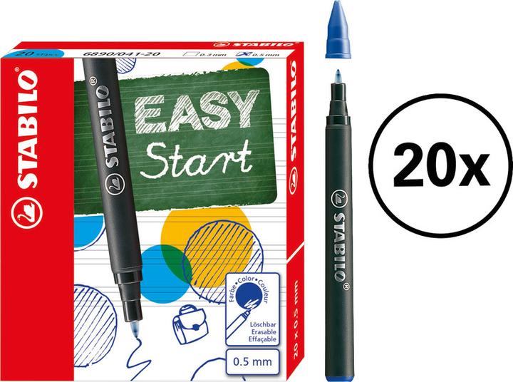 Image du produit STABILO Recharge EASYoriginal (cartouches d'encre, Bleu, 0.50 mm)